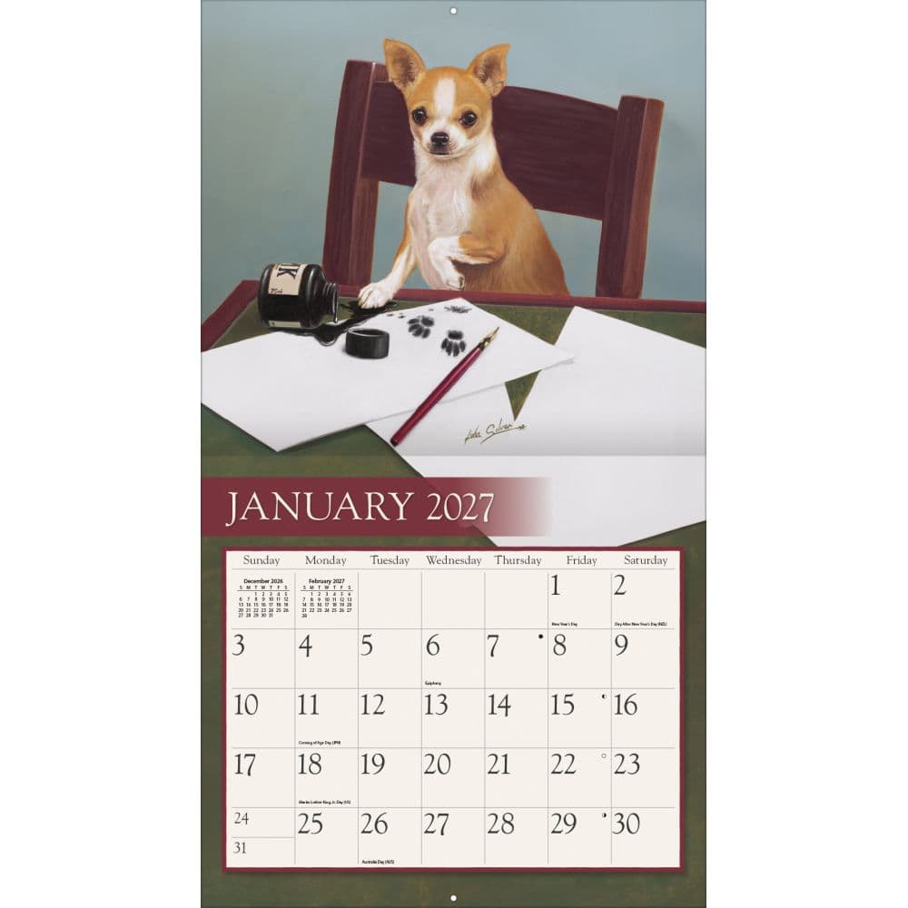 Love of Dogs 2027 Wall Calendar by John Silver Second Alternate Image