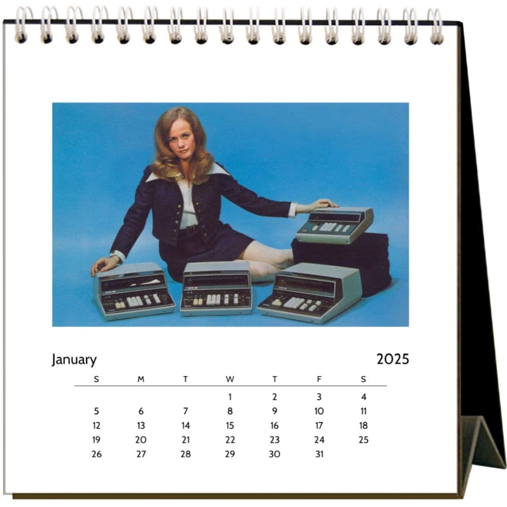 Boring 2025 Easel Desk Calendar Second Alternate Image width="1000" height="1000"