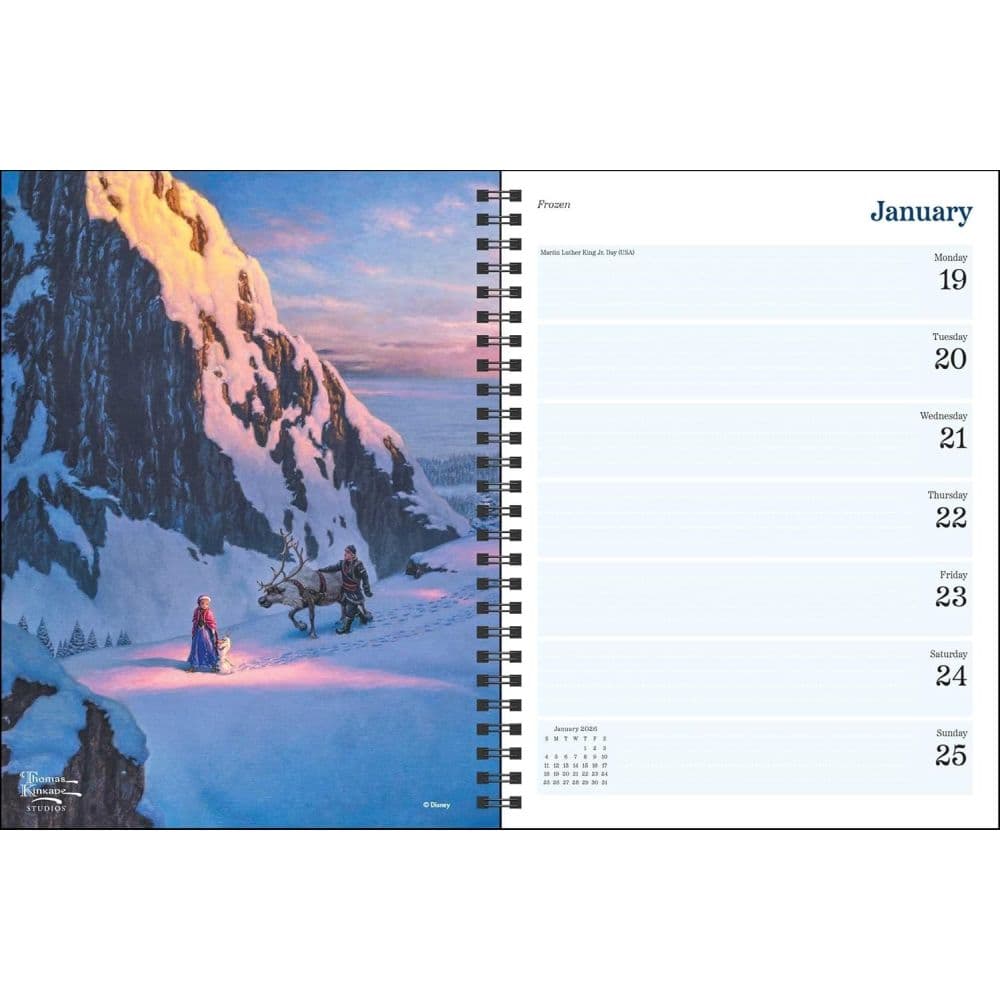 Thomas Kinkade Disney 2026 Engagement Planner Second Alternate Image