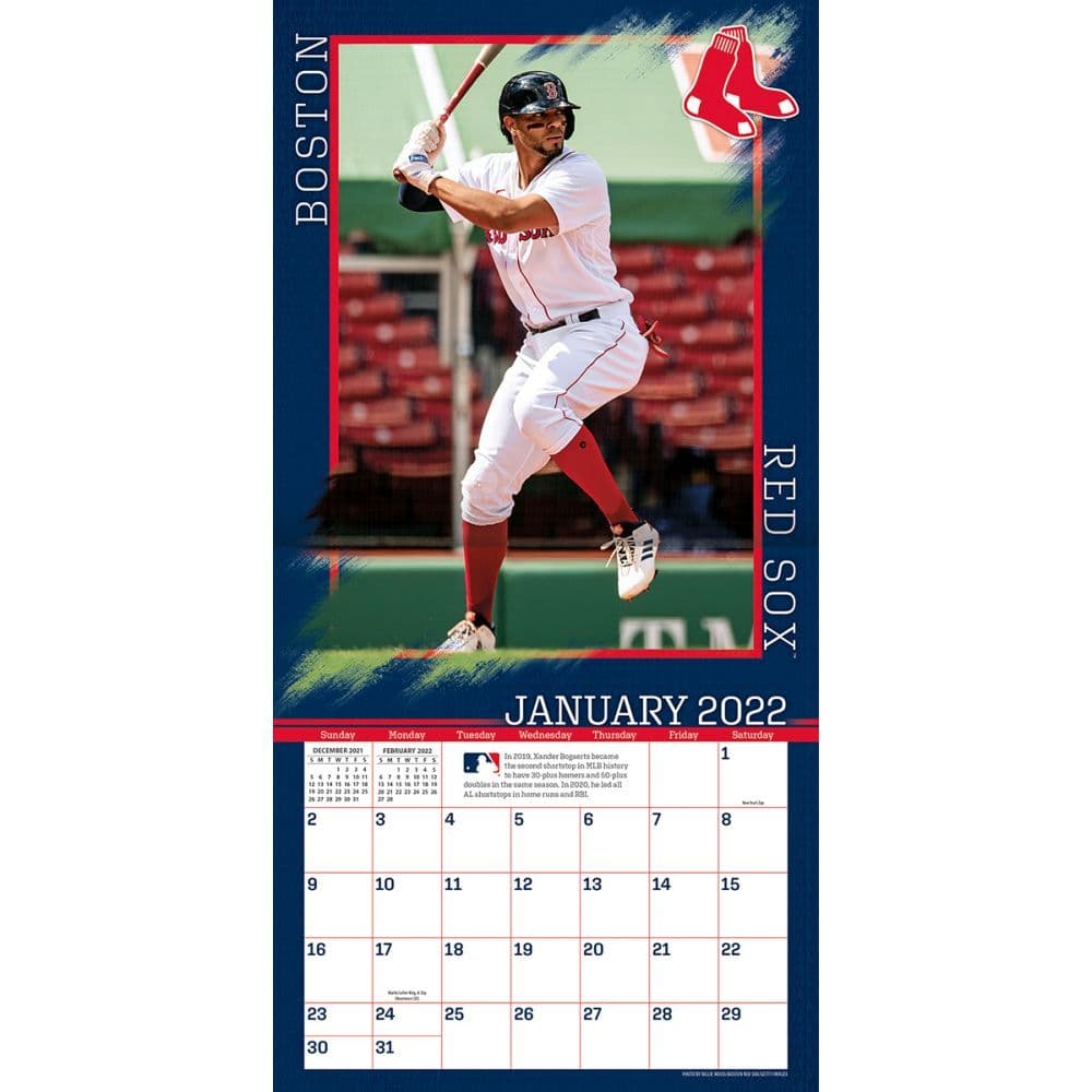 Boston Red Sox 2022 Wall Calendar