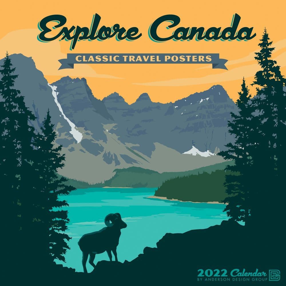 Explore Canada 2022 Wall Calendar