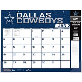 Dallas Cowboys 2025 Desk Pad