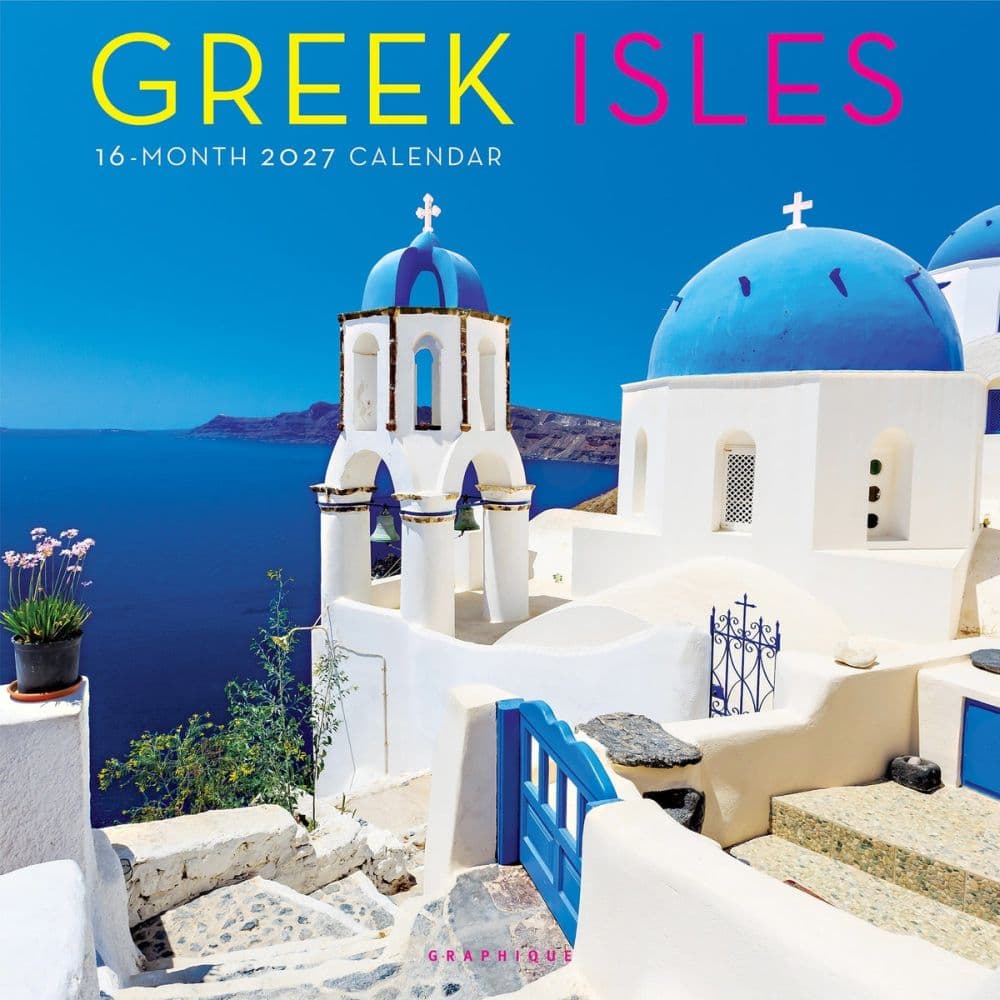 Greek Isles 2027 Wall Calendar Main Product Image