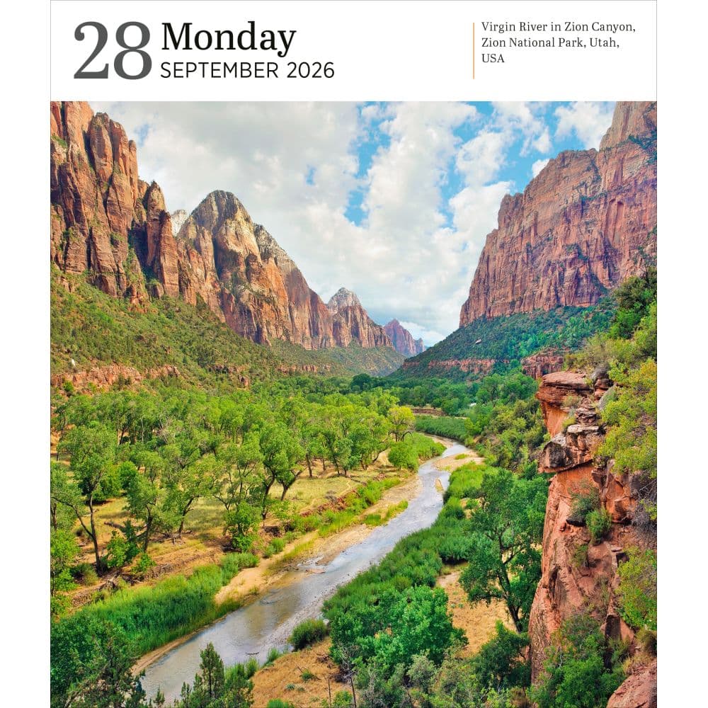 Audubon Nature Gallery 2026 Desk Calendar Fourth Alternate Image