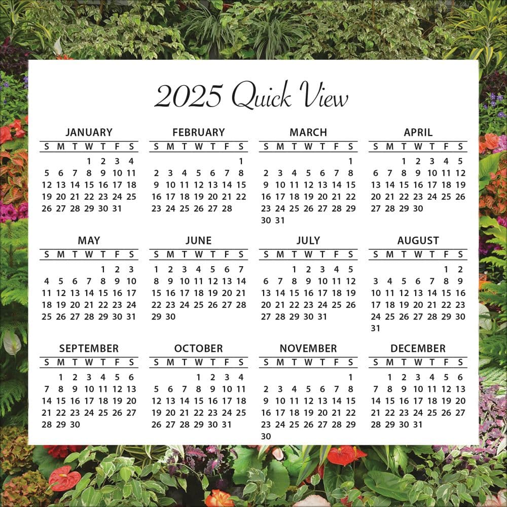 Flowers 2025 Desk Calendar Third Alternate Image