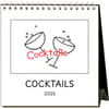 image Cocktails 2025 Easel Desk Calendar Main Product Image width=&quot;1000&quot; height=&quot;1000&quot;