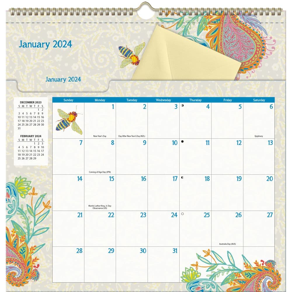 Ladybird File It 2024 Wall Calendar Alternate Image 2