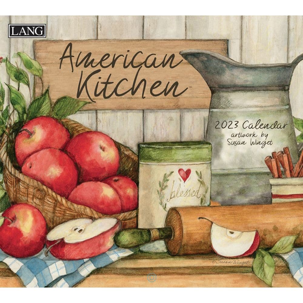 Susan Winget American Kitchen 2023 Wall Calendar