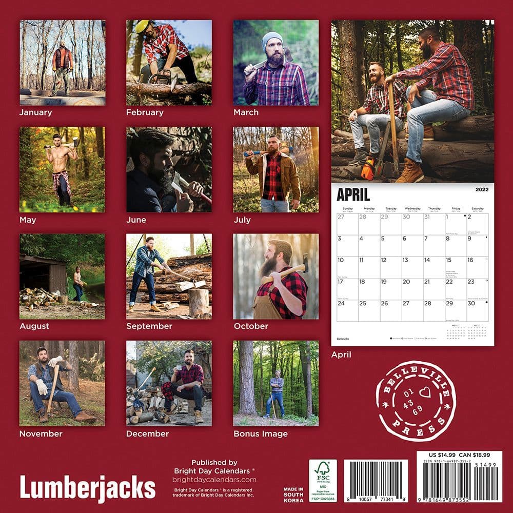 Lumberjacks Schedule 2022 Lumberjacks 2022 Wall Calendar - Calendars.com