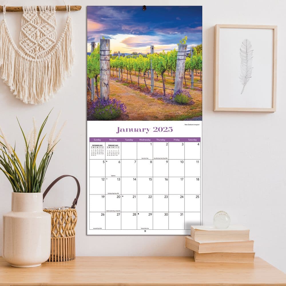 Vineyards 2025 Wall Calendar Fourth Alternate Image