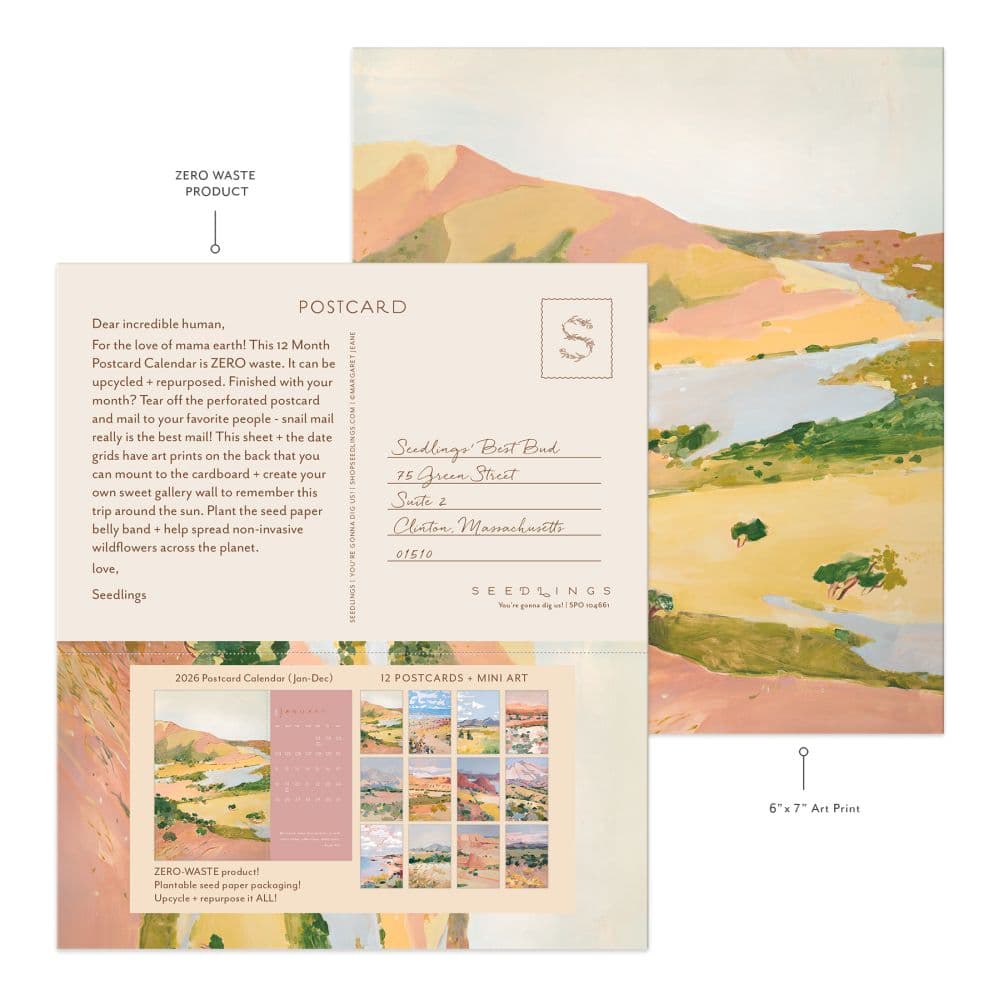 Heaven On Earth Postcard 2026 Calendar First Alternate Image