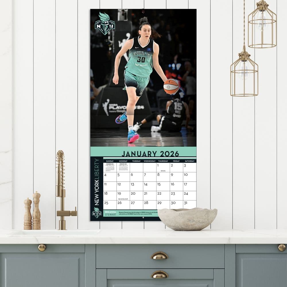 WNBA Elite 2026 Wall Calendar Fifth Alternate Image