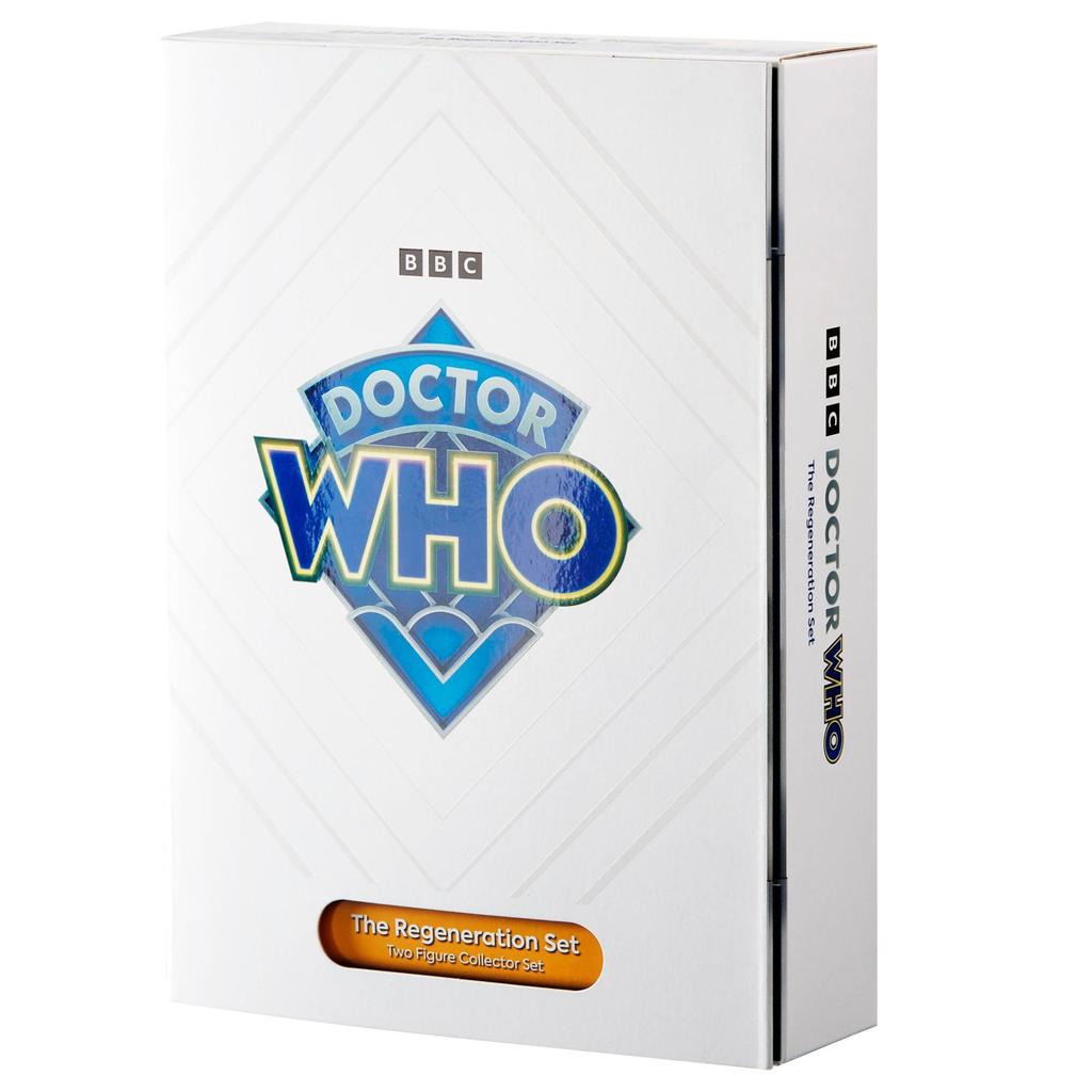 Doctor Who Regeneration Two Figure Collector Set Box flap