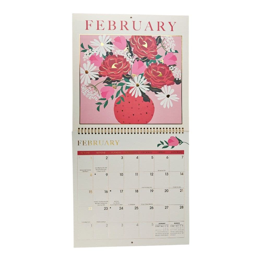 In Bloom 2026 Spiral Wall Calendar Third Alternate Image