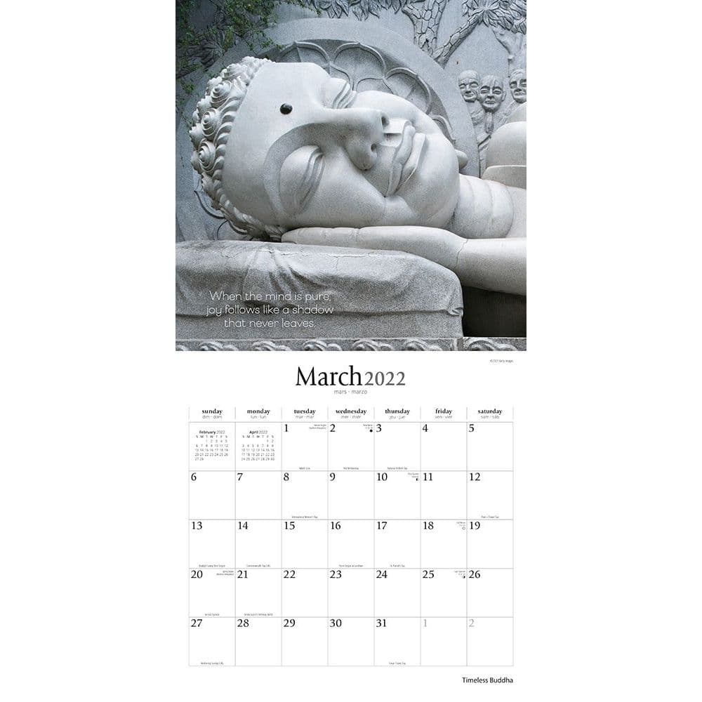 Timeless Buddha 2022 Wall Calendar - Calendars.com