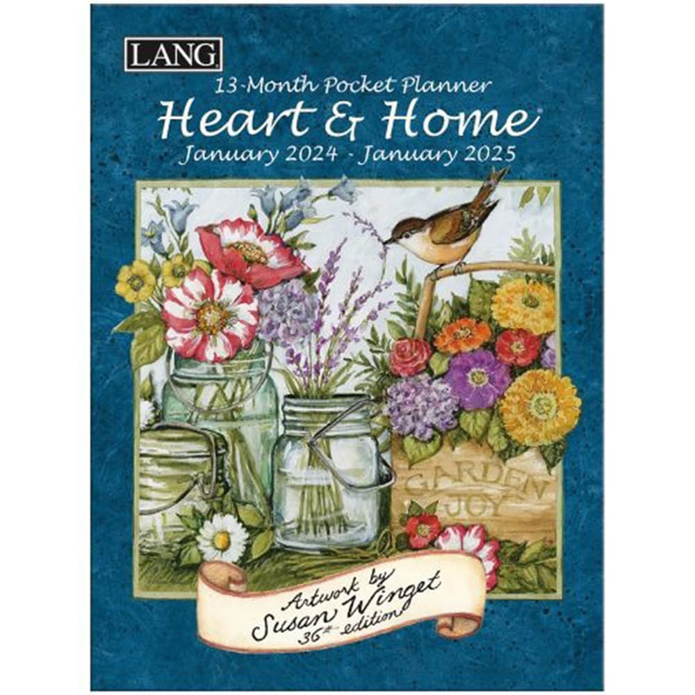 Heart and Home Monthly 2024 Pocket Planner Main Product Image width=&quot;1000&quot; height=&quot;1000&quot;