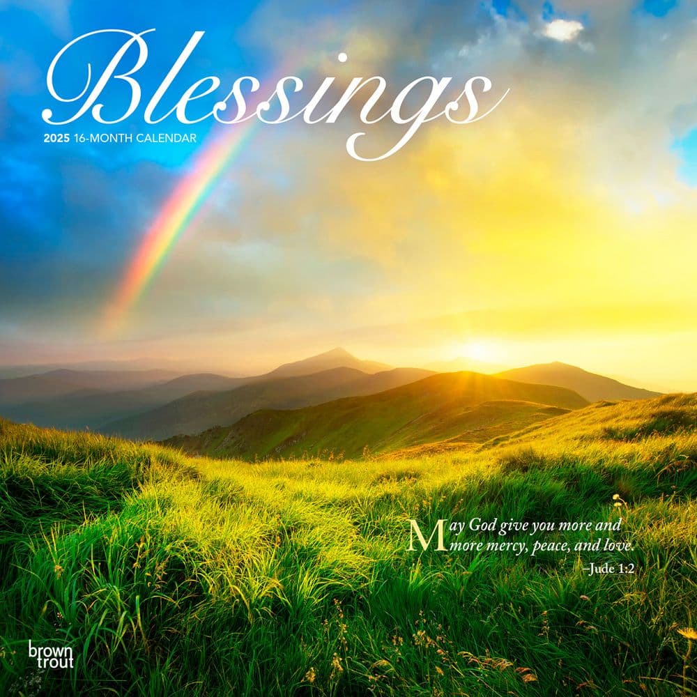 Blessings 2025 Wall Calendar - Calendars.com