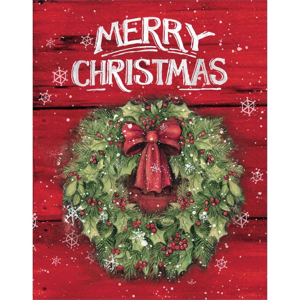 Merry Christmas 5 375 In X 6 875 In Boxed Christmas Card By Susan Winget Calendars Com