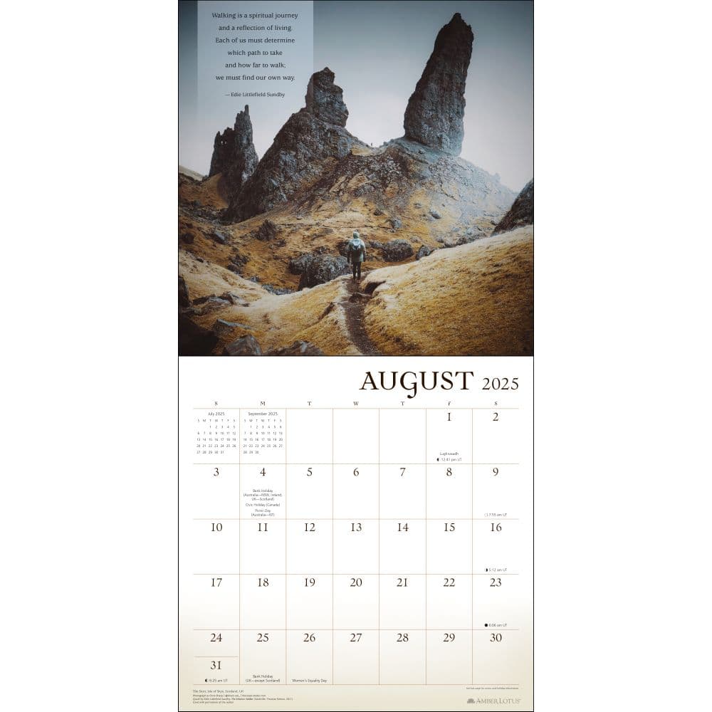 Wanderlust 2025 Calendar
