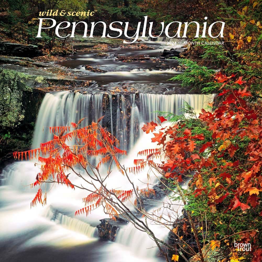 Pennsylvania Wild and Scenic 2024 Wall Calendar Main Product Image width=&quot;1000&quot; height=&quot;1000&quot;