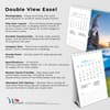 image Quebec Double 2026 Easel Desk Calendar French Fifth Alternate Image