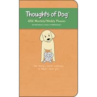 image Thoughts of Dog 16 Month Weekly 2026 Planner Main Image