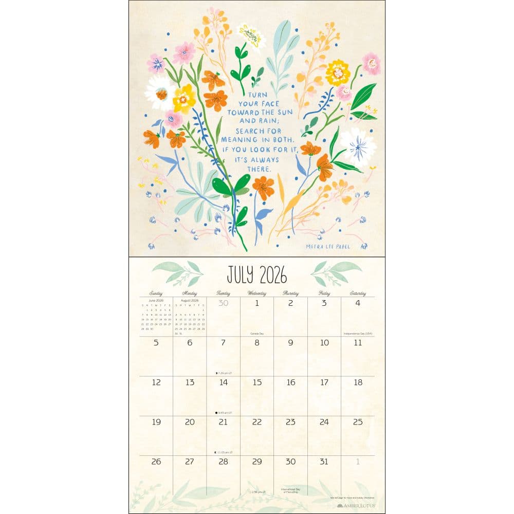 You Are Made of Stars by Meera Lee Patel 2026 Wall Calendar Third Alternate Image