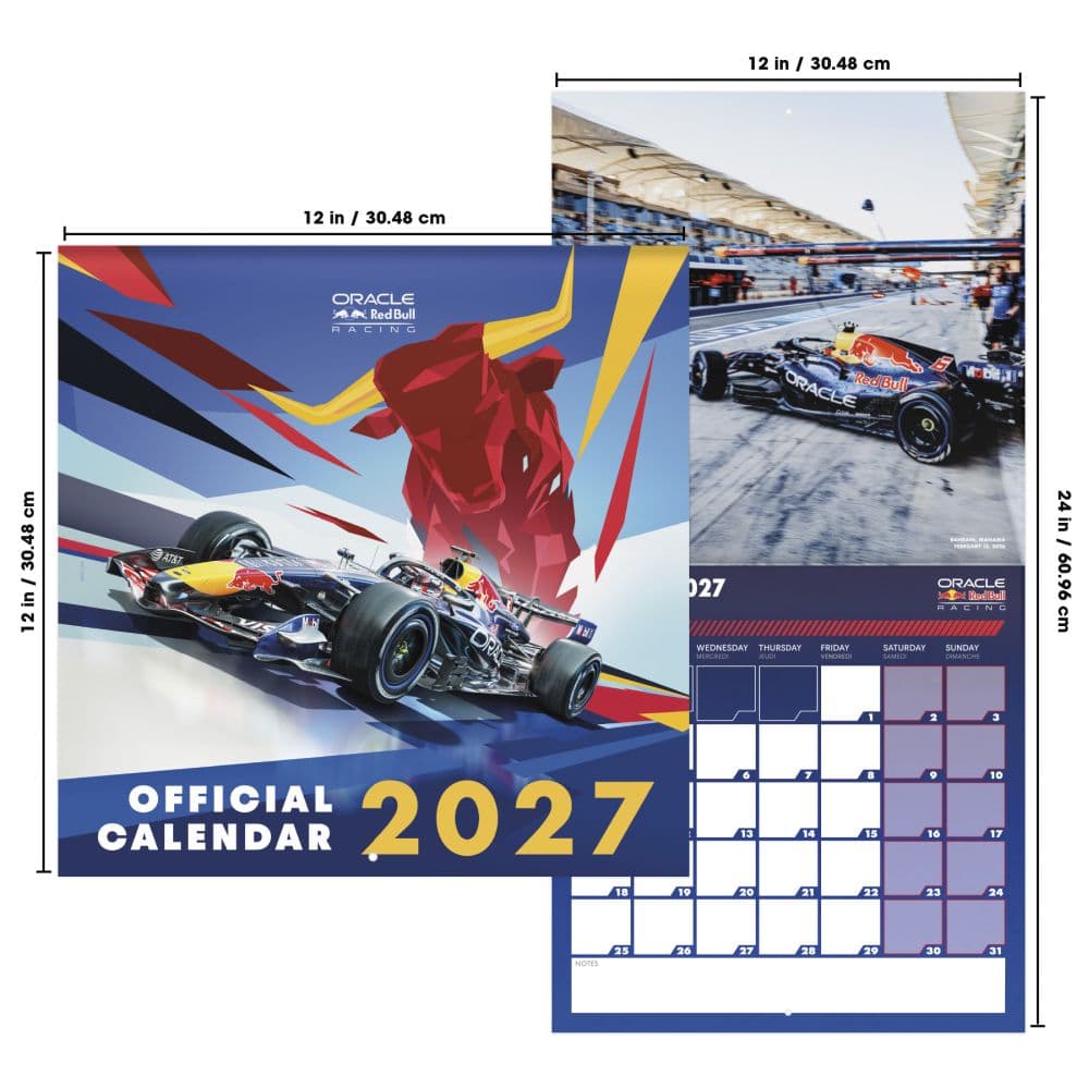 Oracle Red Bull Racing 2027 Wall Calendar Sixth Alternate Image