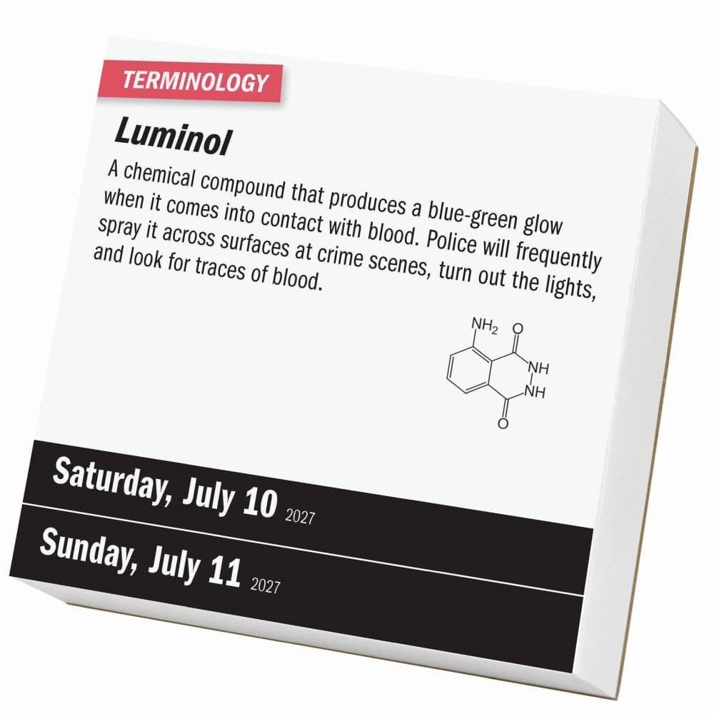 Year of True Crime 2027 Page-A-Day Desk Calendar Second Alternate Image