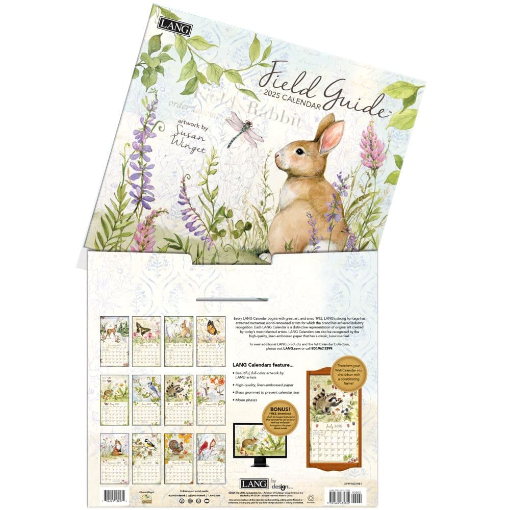 Field Guide by Susan Winget 2025 Wall Calendar Third Alternate Image width=&quot;1000&quot; height=&quot;1000&quot;