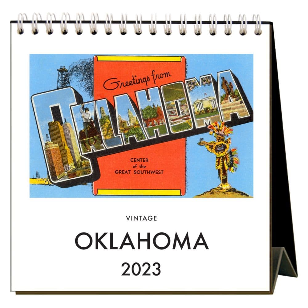 Found Image Press Oklahoma 2023 Desk Calendar