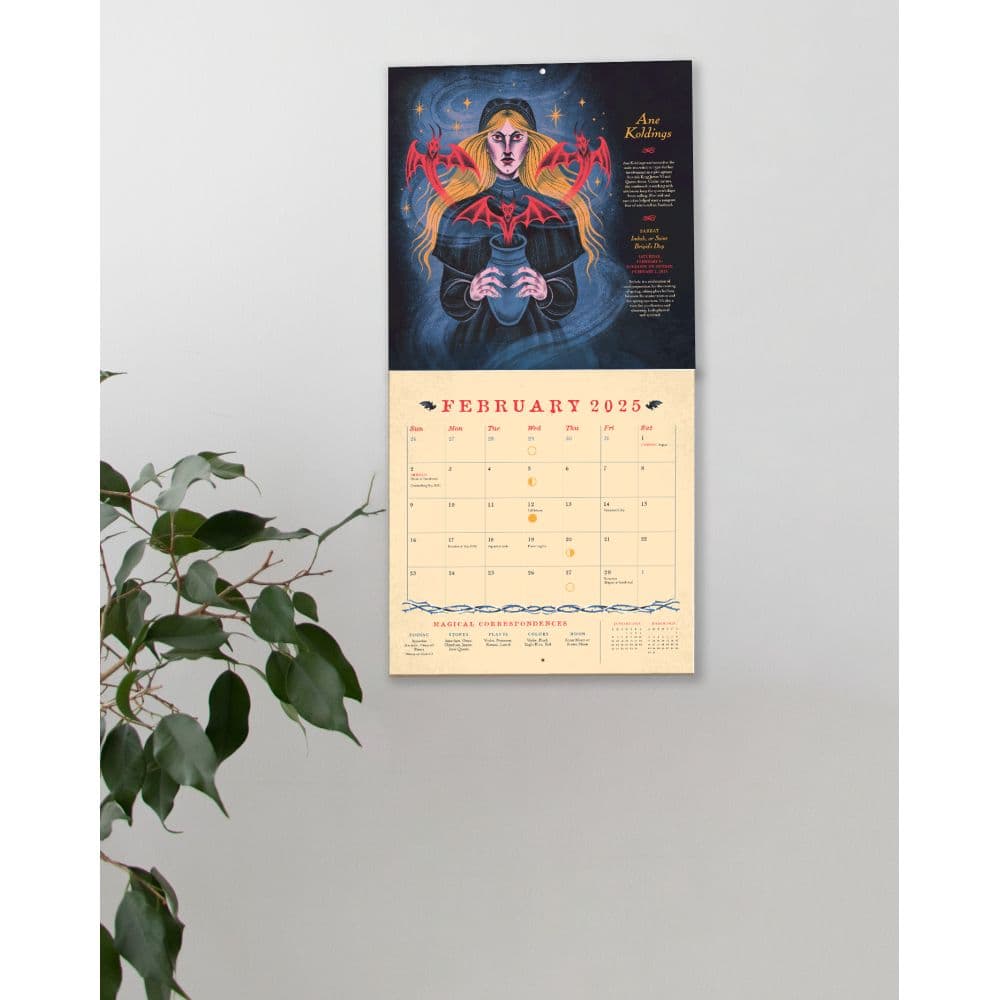 Witches Through History 2025 Wall Calendar Fifth Alternate Image width=&quot;1000&quot; height=&quot;1000&quot;