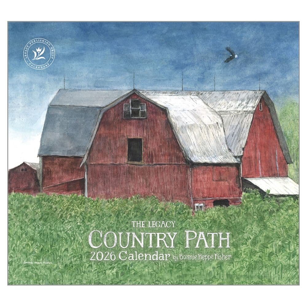 Country Path by Bonne Heppe Fisher 2026 Wall Calendar Main Image