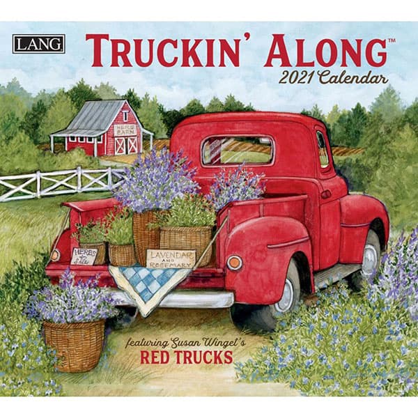 Truckin' Along Wall Calendar by Susan Winget