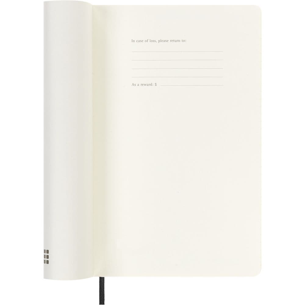 Moleskine Large Horizontal Black Soft Cover 2025 Planner Third Alternate Image