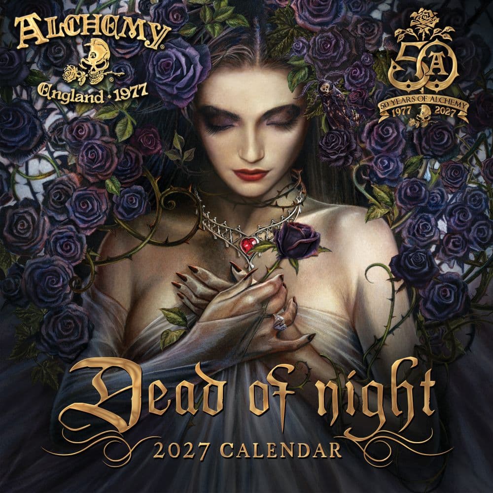 Alchemy 1977 Gothic 2027 Wall Calendar Main Product Image