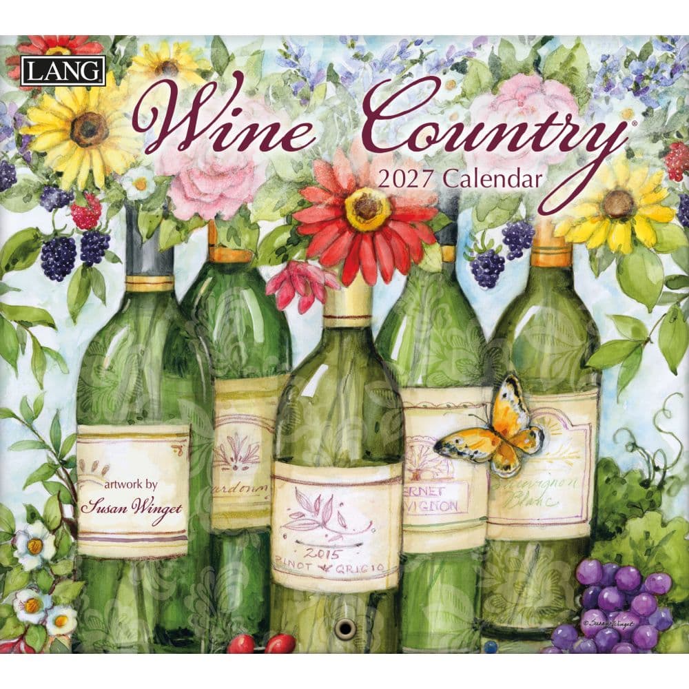 Wine Country 2027 Wall Calendar by Susan Winget