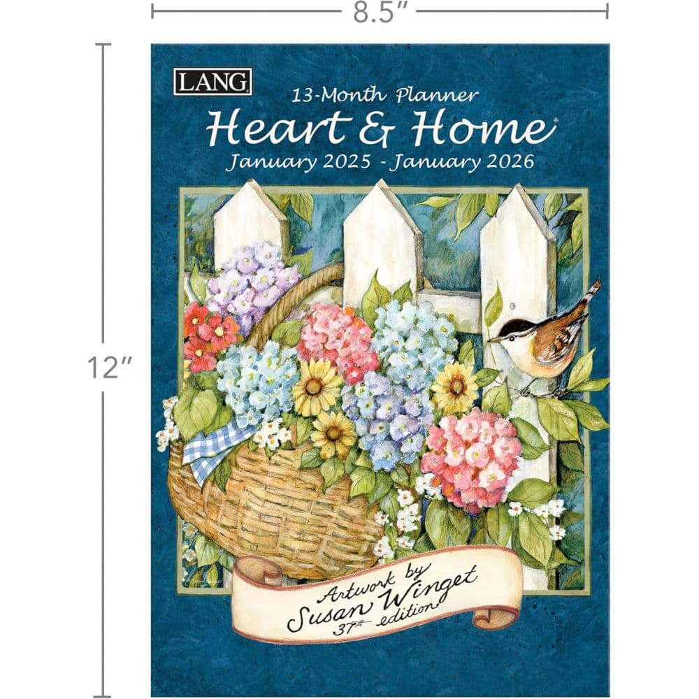 Heart and Home by Susan Winget 2025 Monthly Planner Seventh Alternate Image width=&quot;1000&quot; height=&quot;1000&quot;