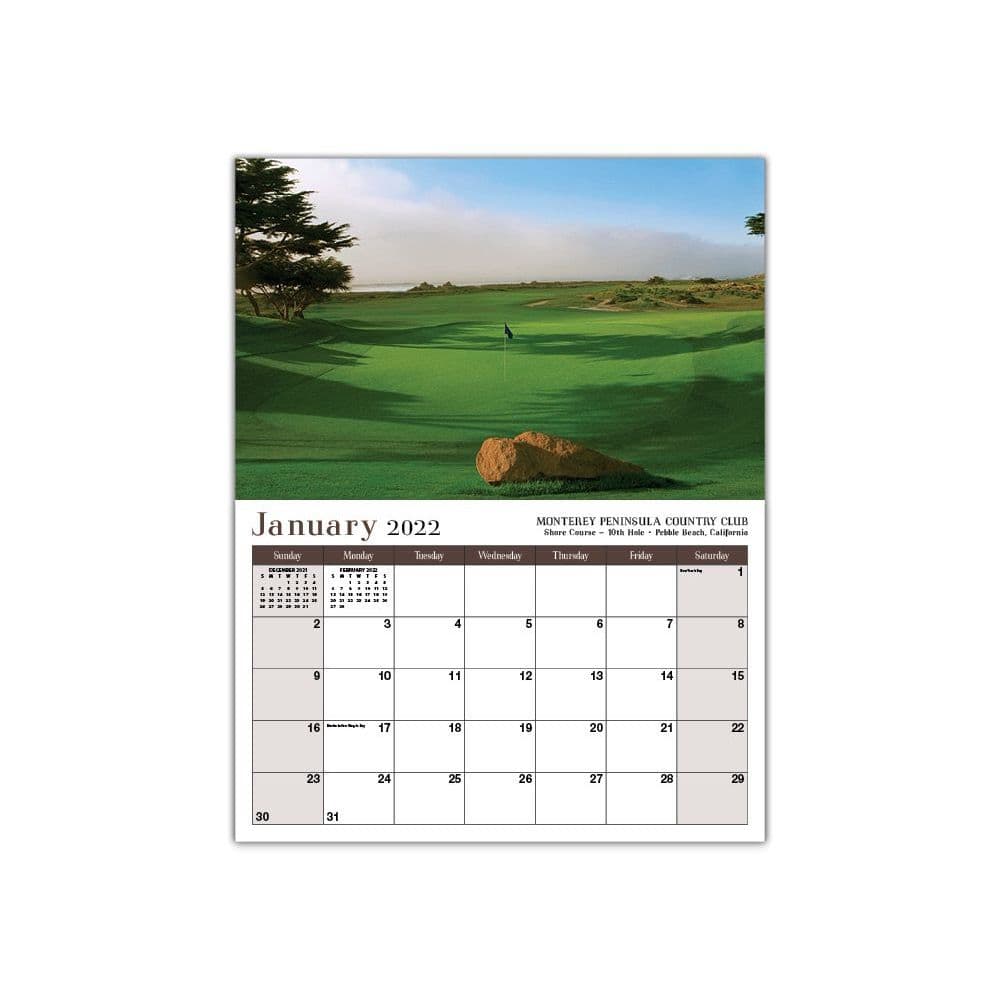 Golf Premier 2022 Deluxe Wall Calendar - Calendars.com