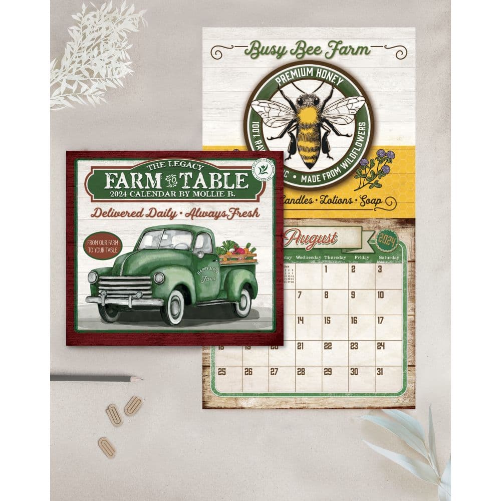 Farm to Table 2024 Wall Calendar Third Alternate Image width=&quot;1000&quot; height=&quot;1000&quot;