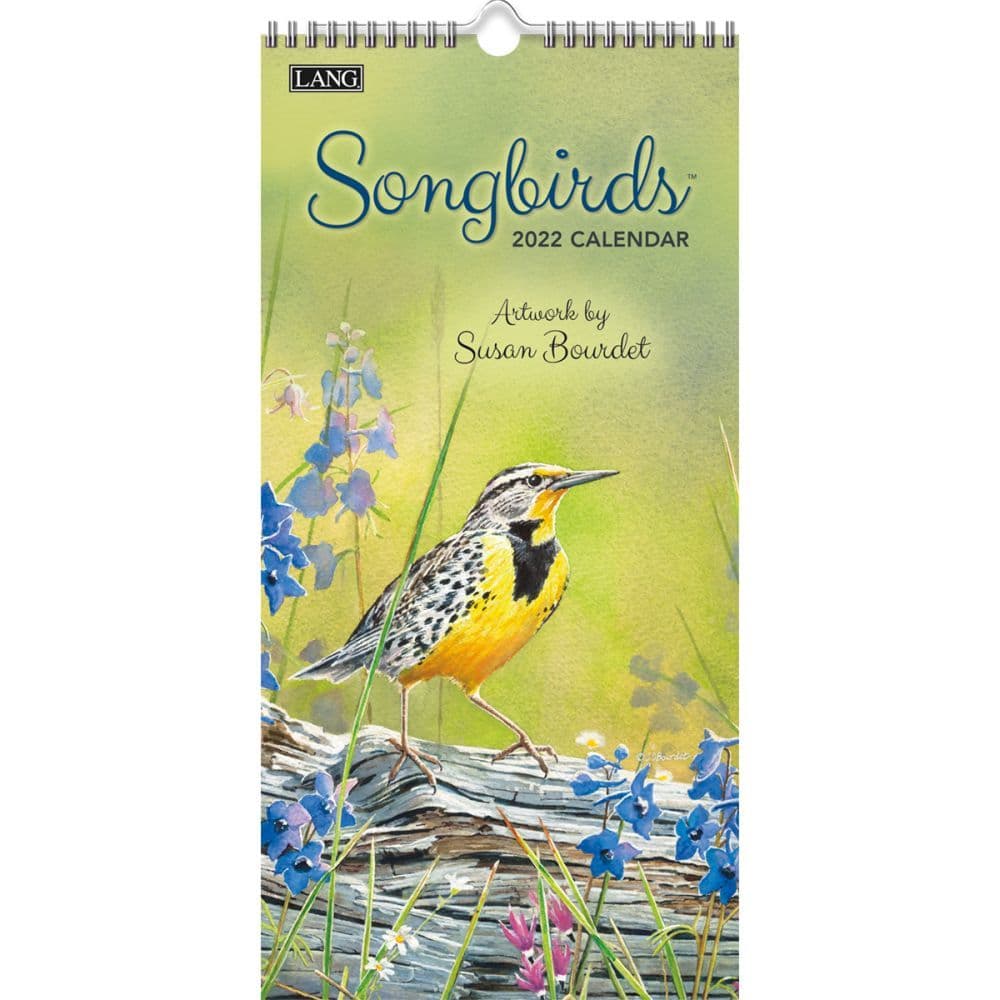 Songbirds 2022 Vertical Wall Calendar