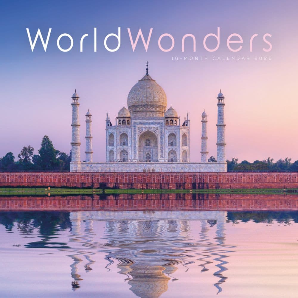 World Wonders 2026 Wall Calendar Main Image