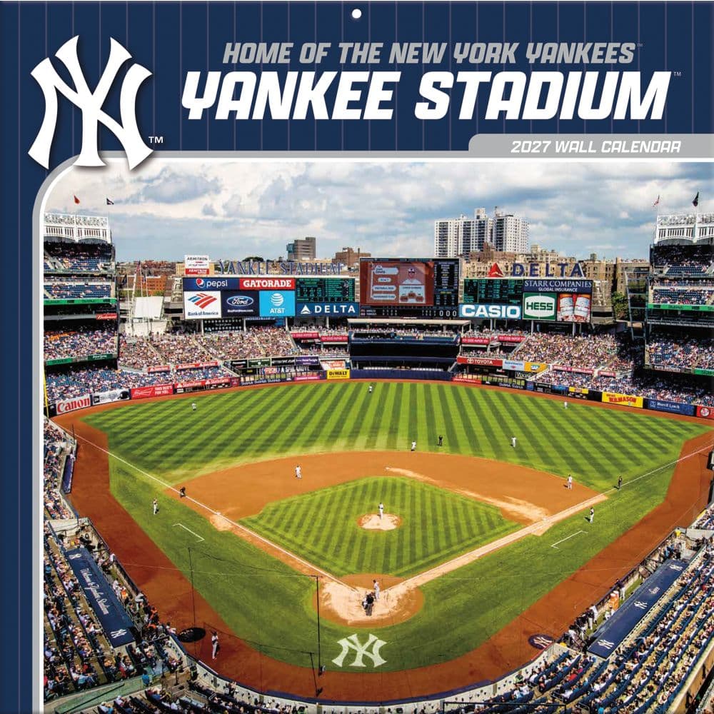 image MLB Yankee Stadium 2027 Wall Calendar Main Product Image