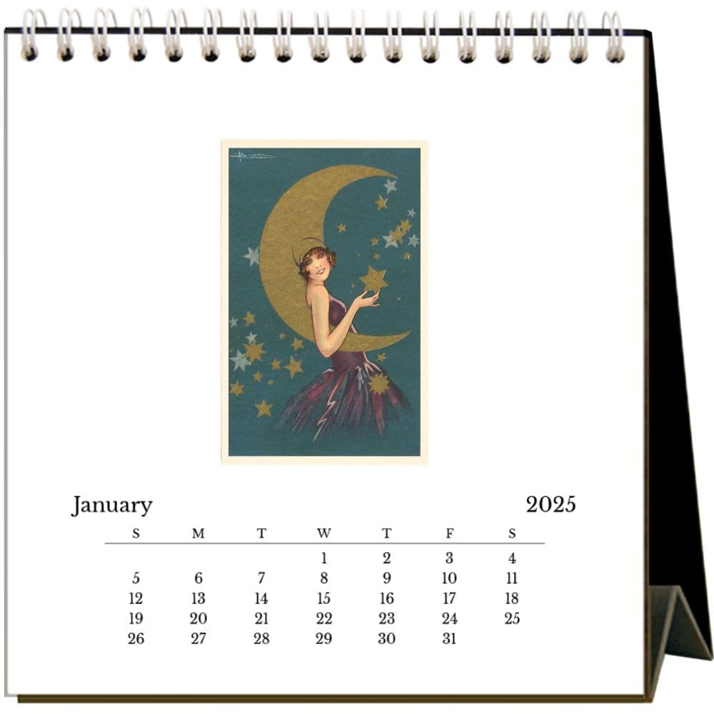 Moon 2025 Easel Desk Calendar - Calendars.com