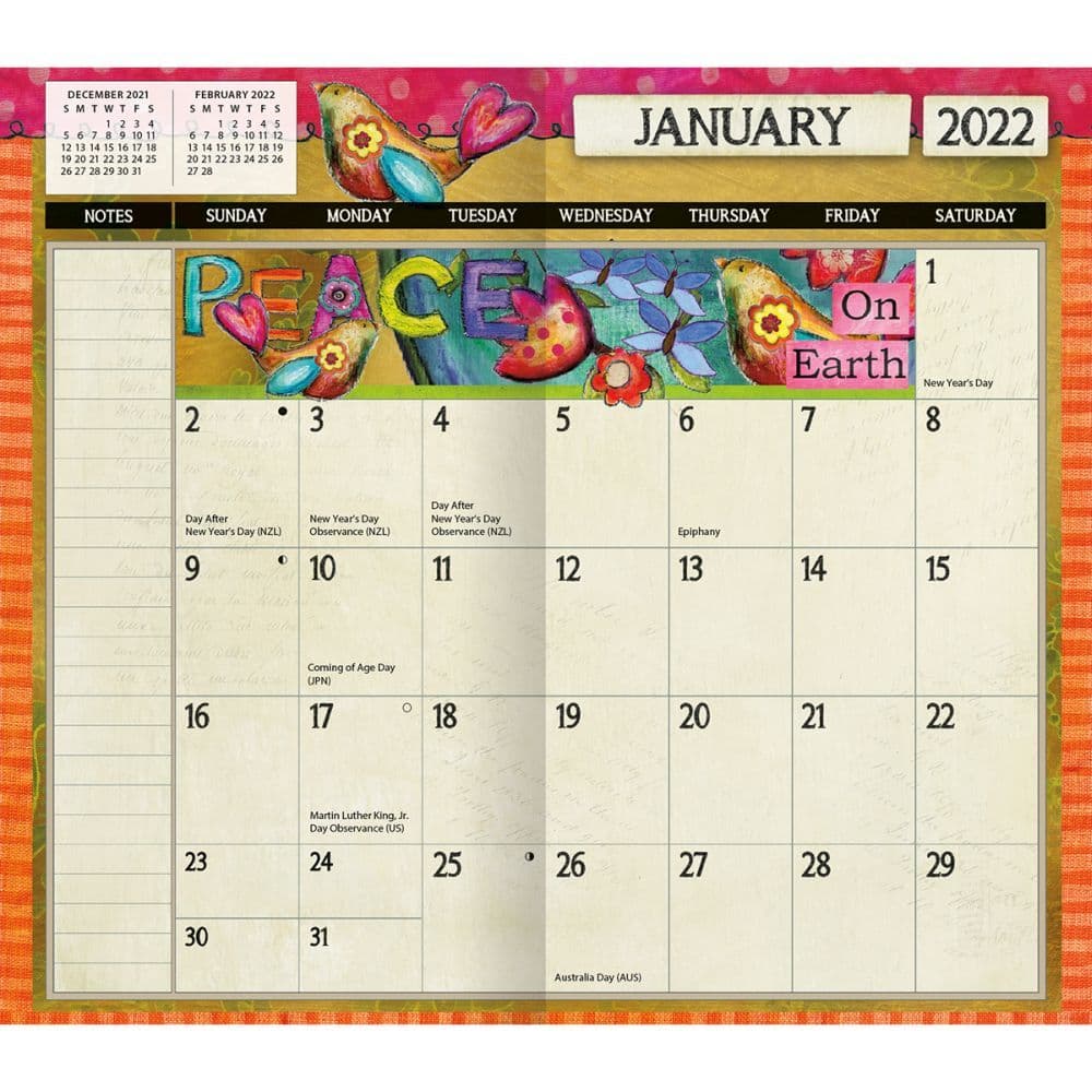 Color My World 2022 Two Year Planner - Calendars.com