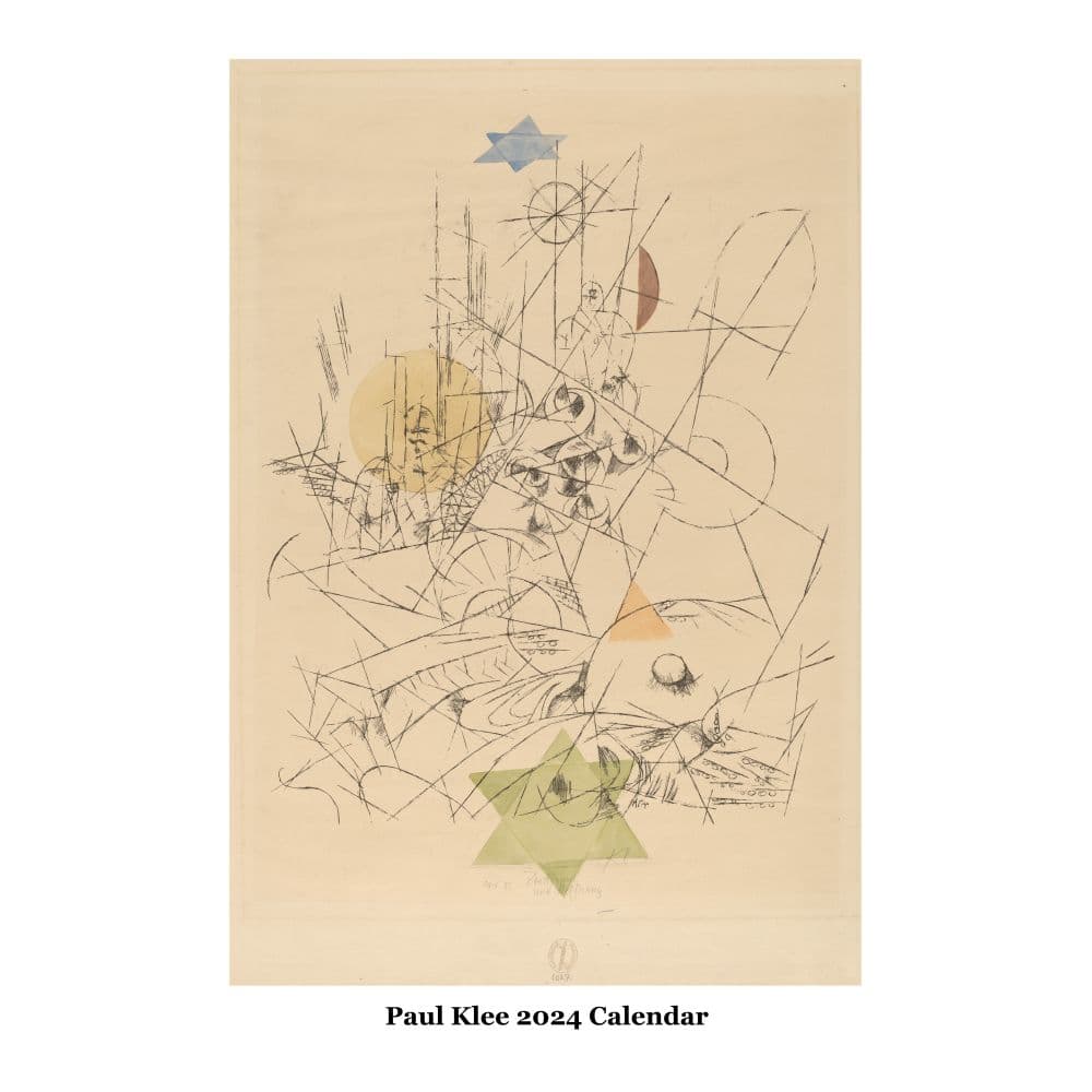 Klee 2024 Poster Wall Calendar