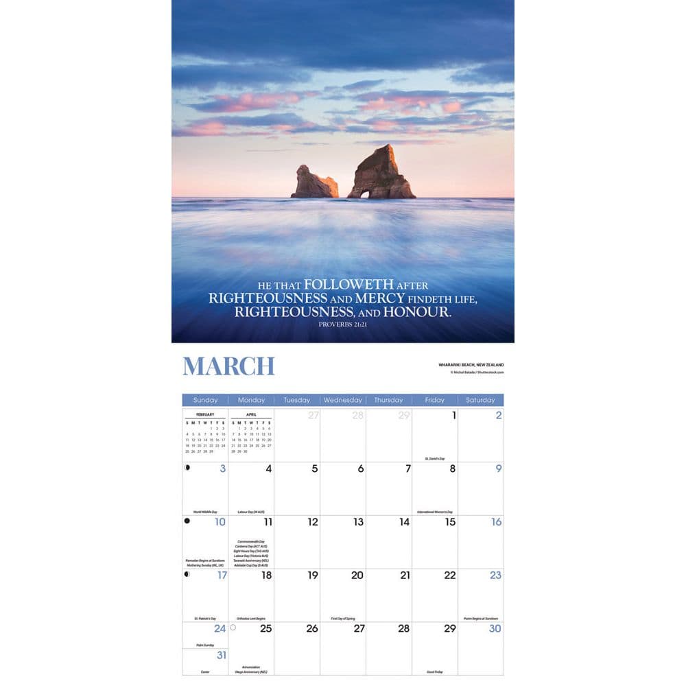 Bible Verses 2024 Wall Calendar