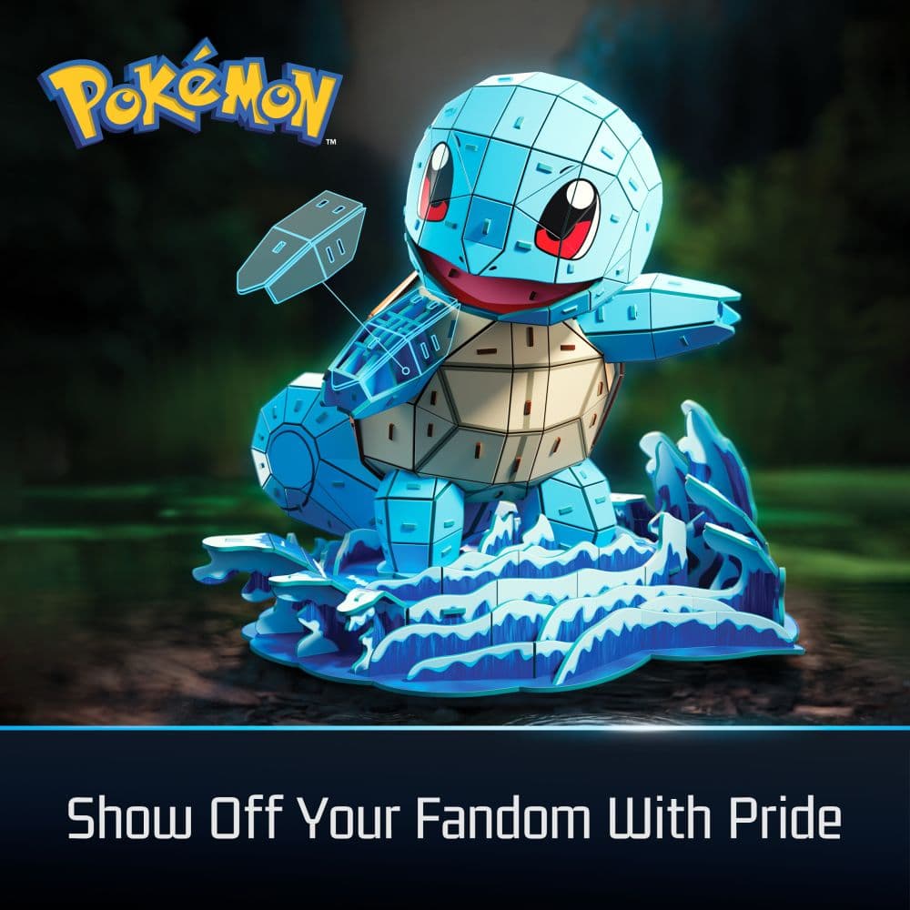 4D Pokemon Squirtle 3D Puzzle Fourth Alternate Image