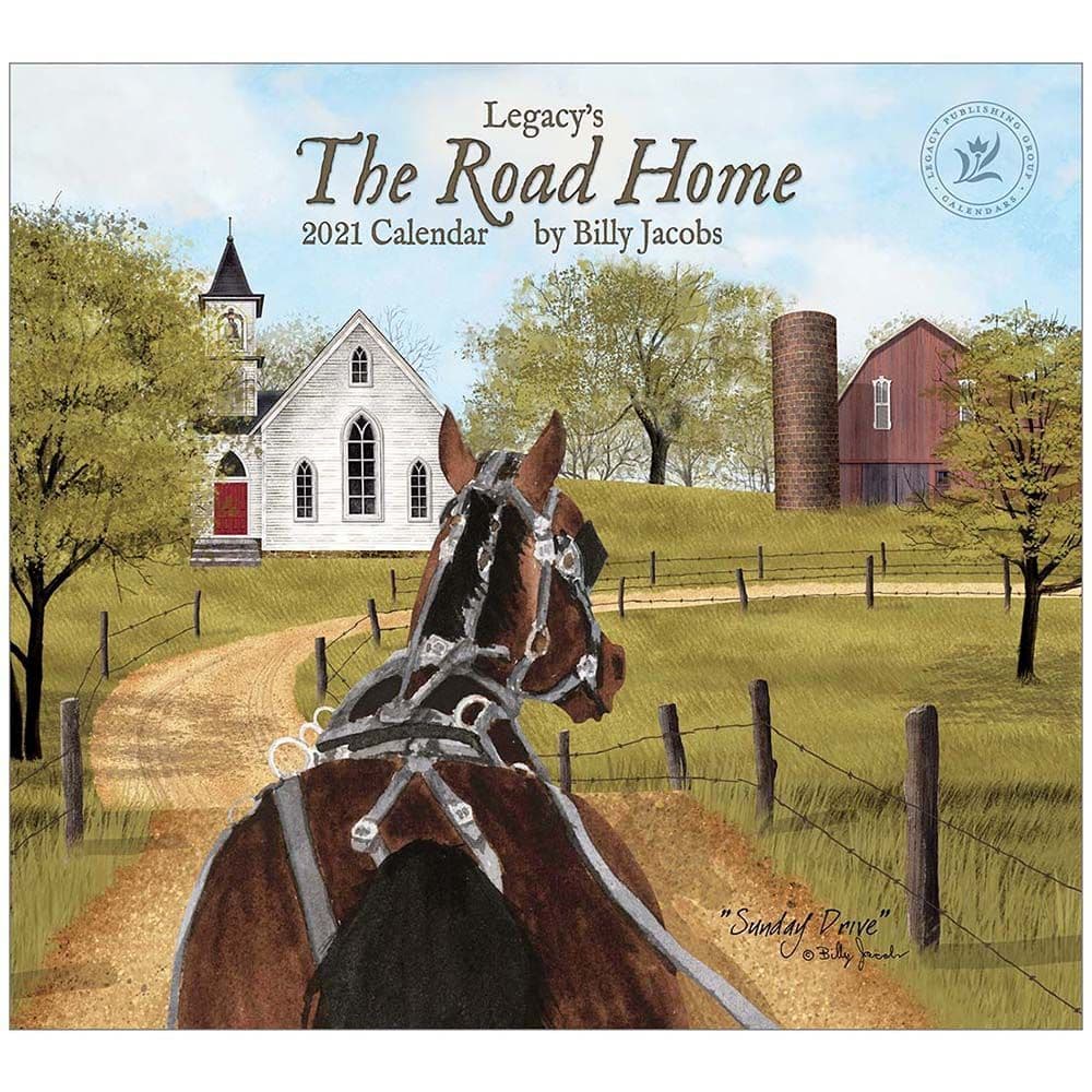 2021 Road Home Jacobs Wall Calendar