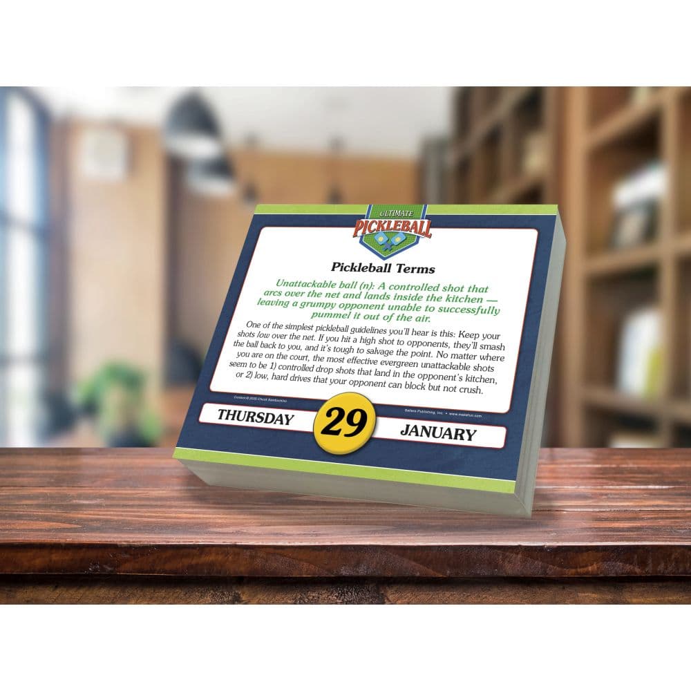 Ultimate Pickleball 2026 Desk Calendar Fourth Alternate Image